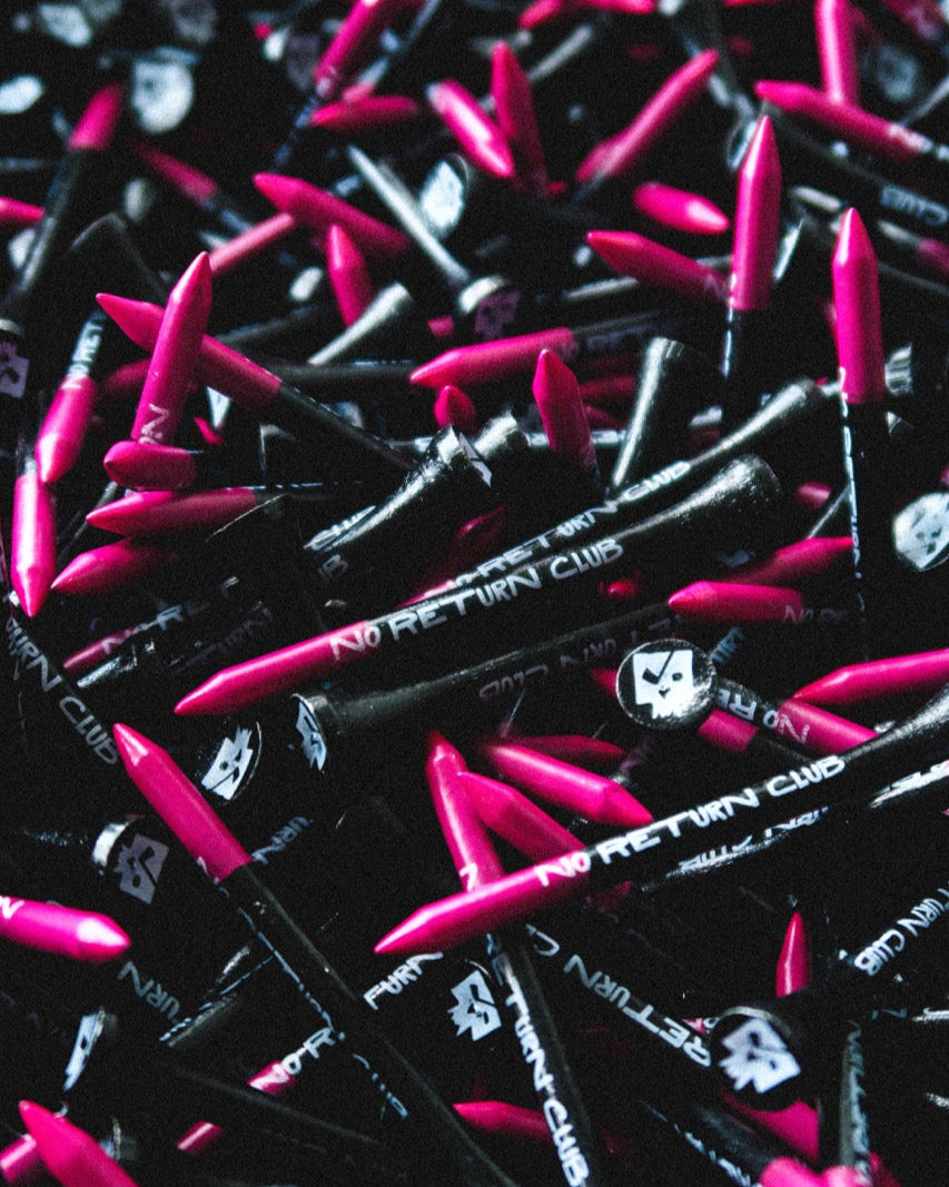'Pink Tip' Golf Tees